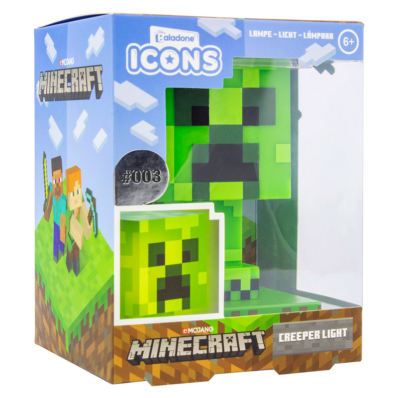 Светильник Minecraft Creeper Icon Light V2 PP6593MCFV2