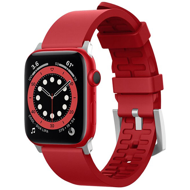 Ремешок Elago Premium Rubber для Apple Watch 38/40/41 мм красный