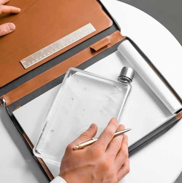 Бутылка Memobottle A5 для напитков прозрачная