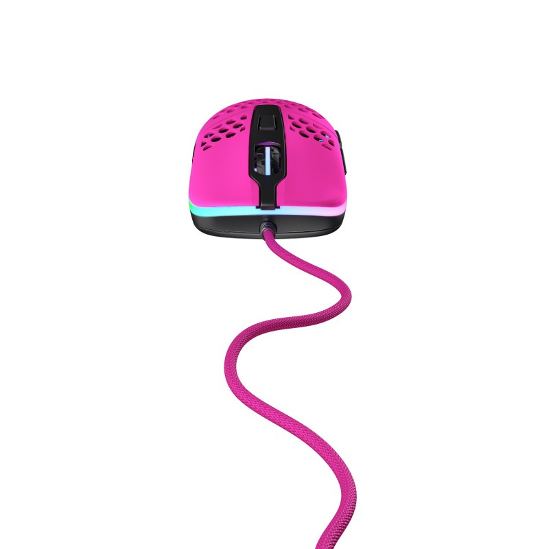 Игровая мышь Xtrfy M42 c RGB подсветкой розовая