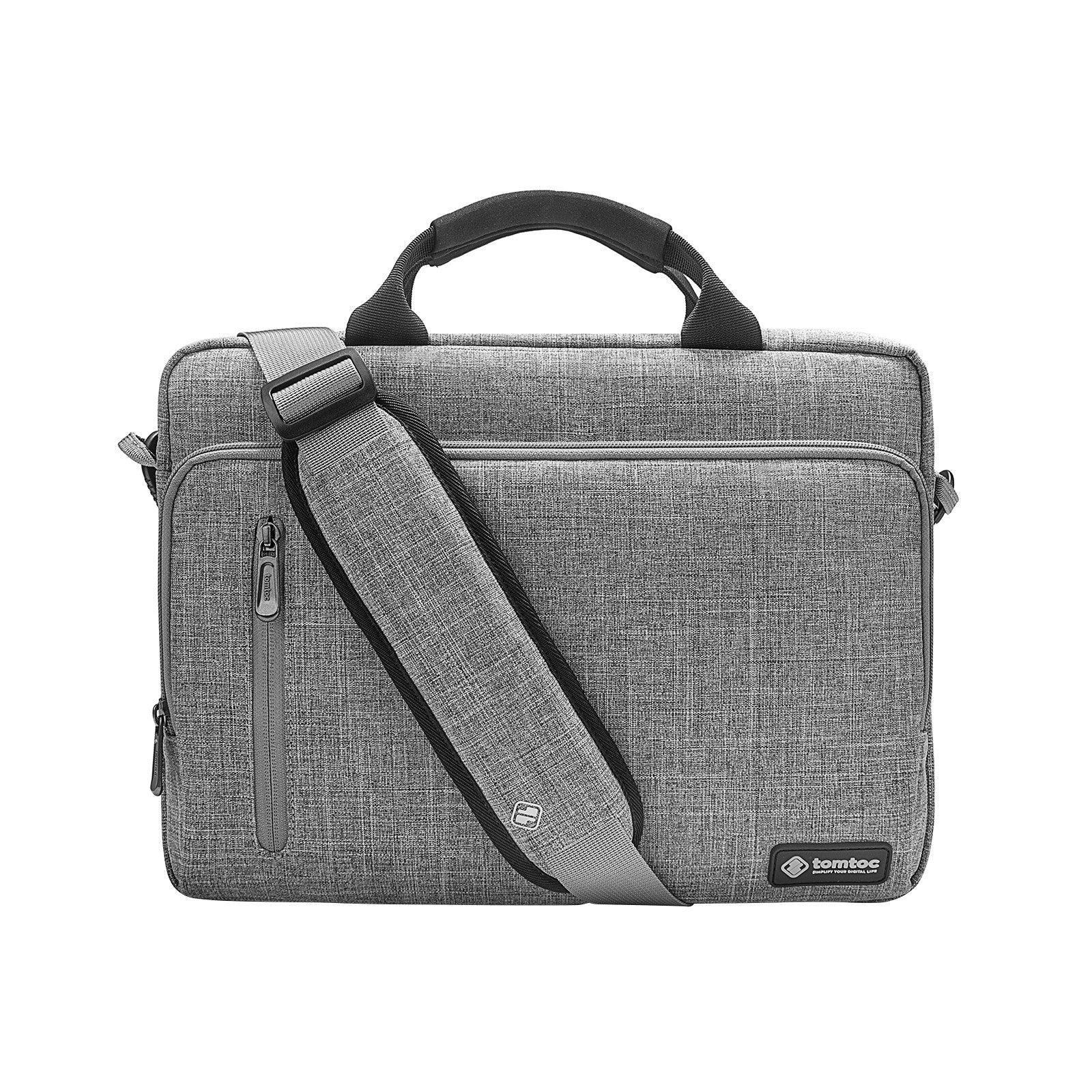 Сумка Tomtoc Defender Laptop Briefcase A50 для ноутбуков 13.3-14.4"/MacBook Pro 14 (M1) серая (Gray)