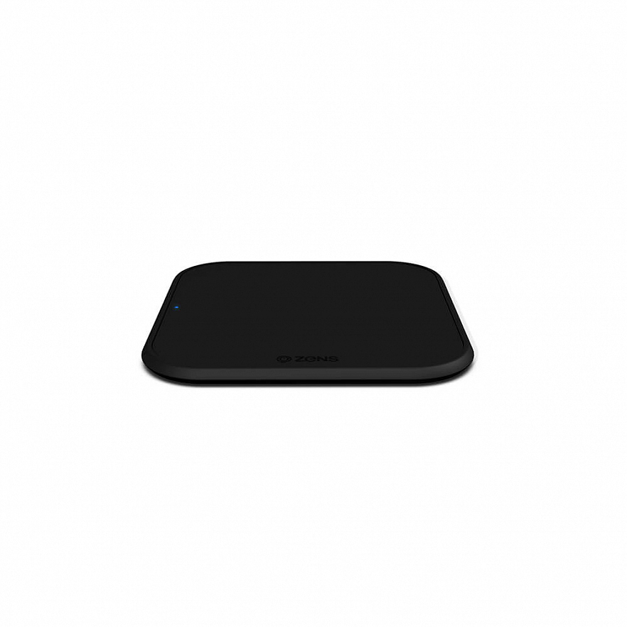 Беспроводная зарядка ZENS Aluminium Single Wireless Charger 10W Twin Pack чёрная (2 беспроводные зарядки)
