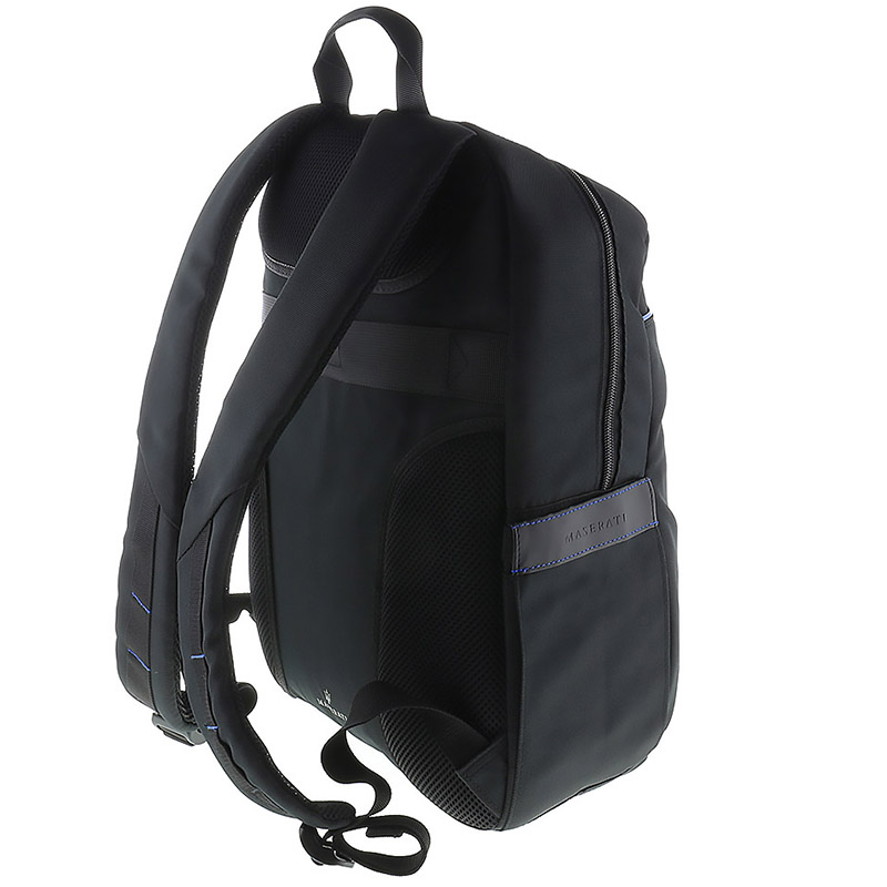 Рюкзак Maserati Gransport Backpack для MacBook 15" чёрный/синий