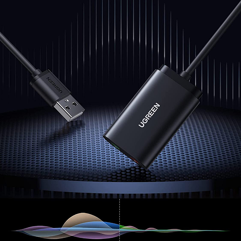 Звуковая карта внешняя Ugreen US205 (30724) USB 2.0