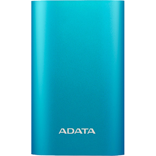 Внешний аккумулятор ADATA A10050QC PowerBank Quick Charge 3.0 10050 mAh голубой