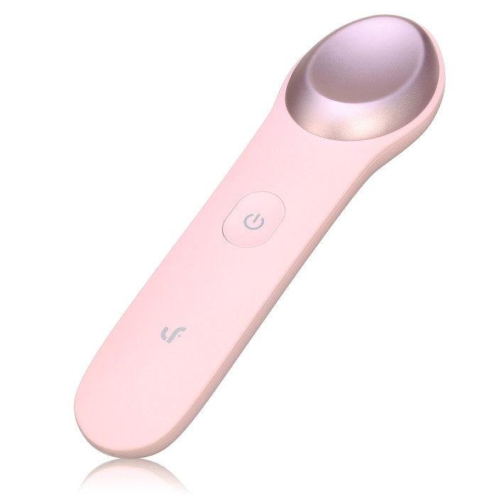Массажёр для глаз и лица Lefan Automatic Eye Hot and Cold Massage белый/розовый (LF-ME001)