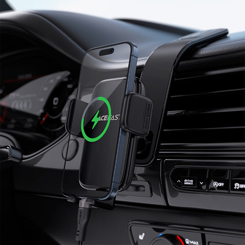Автодержатель для смартфона Acefast D28 Car Mount Holder (на торпедо) чёрный