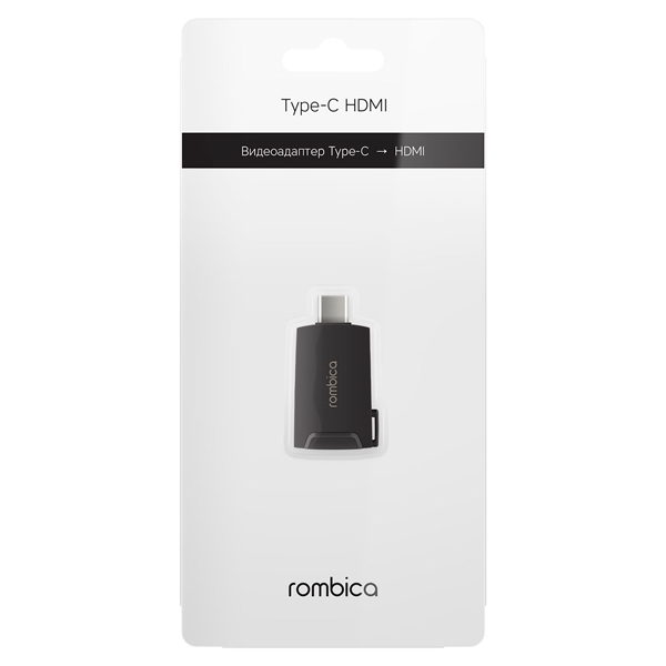 Переходник Rombica Type-C to HDMI чёрный (TC-00130)