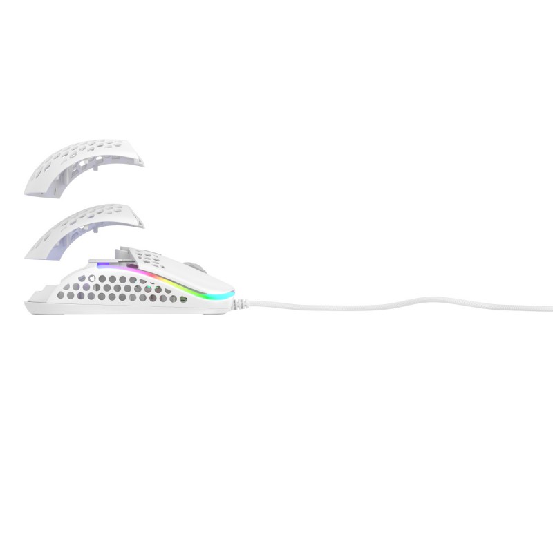 Игровая мышь Xtrfy M42 c RGB подсветкой белая