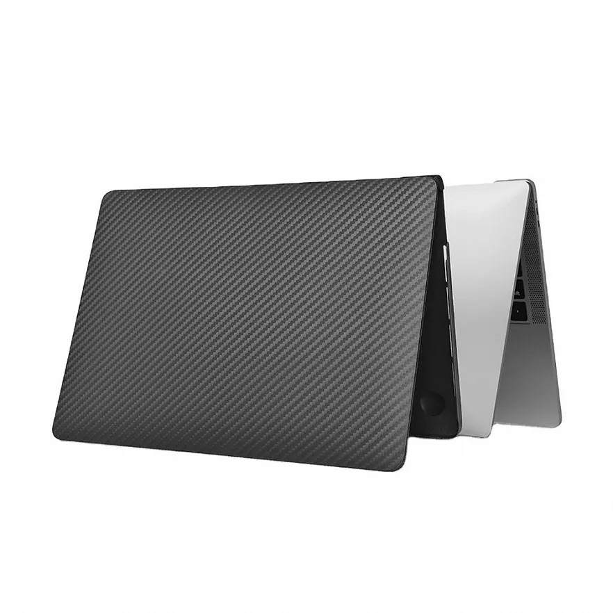 Чехол Crystal Case для MacBook Air 13" (2018-2021) Чёрный карбон
