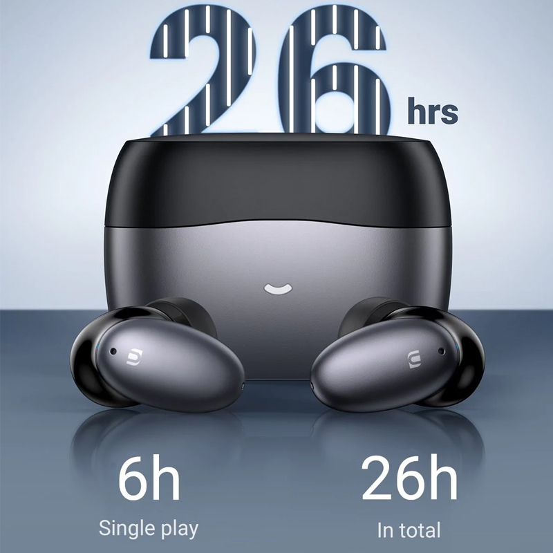 Беспроводные наушники UGREEN WS118 (90242) HiTune X6 ANC True Wireless Earbuds чёрные