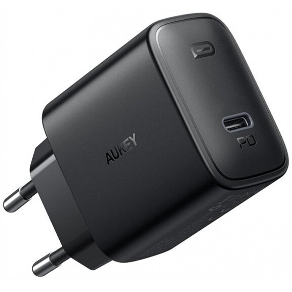 Сетевое зарядное устройство Aukey Swift PD 20W USB-C чёрное (PA-F1S)