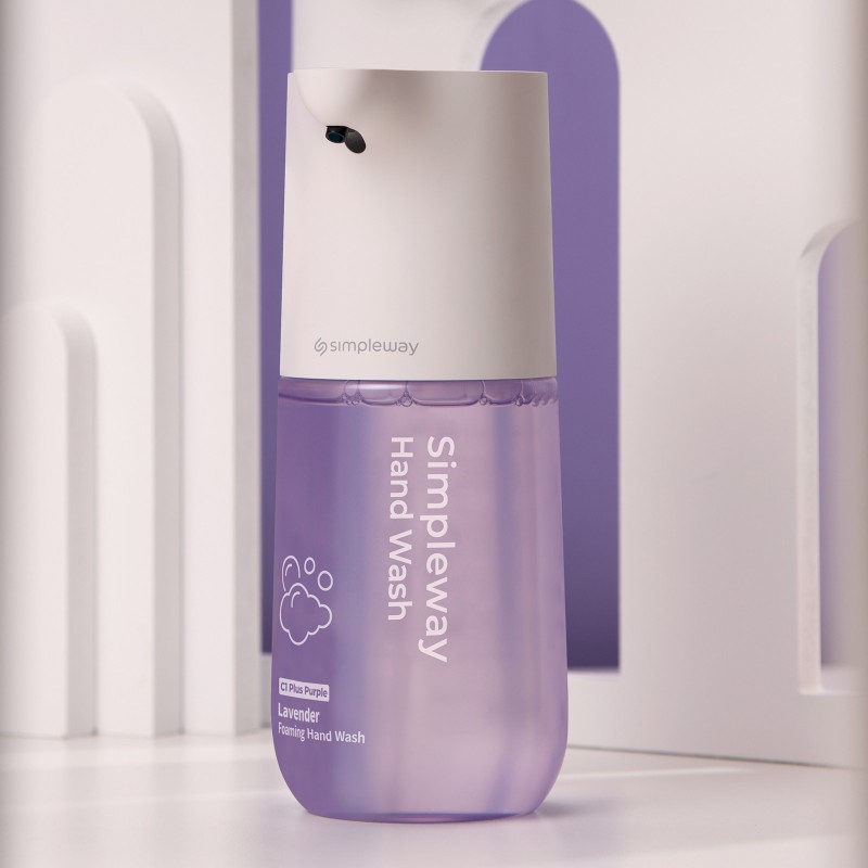 Сенсорный дозатор для жидкого мыла SimpleWay Automatic Soap Dispenser фиолетовый 