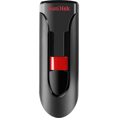 Флеш-накопитель SanDisk CZ60 Cruzer Glide 32 Гб чёрная (SDCZ60-032G-B35)