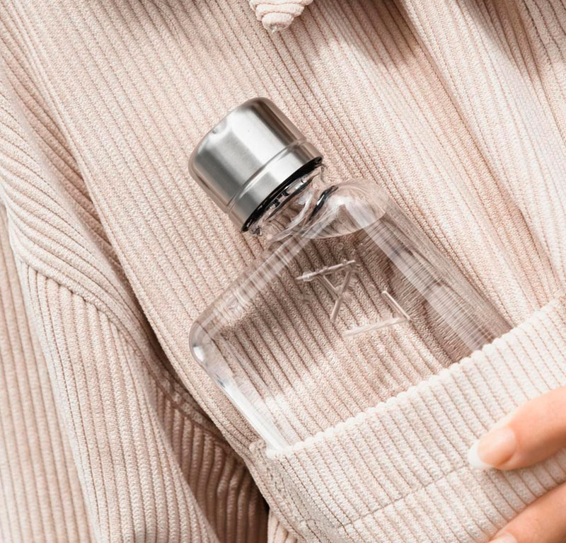 Бутылка Memobottle A7  для напитков прозрачная