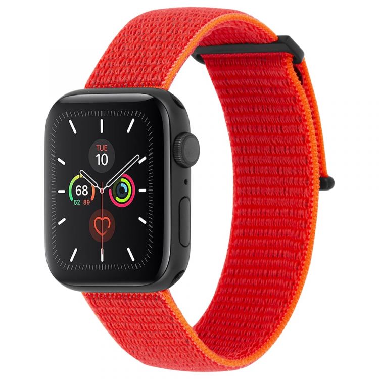 Ремешок Case-Mate Nylon Watch Band для Apple Watch 42/44 мм оранжевый (Reflective Neon Orange)