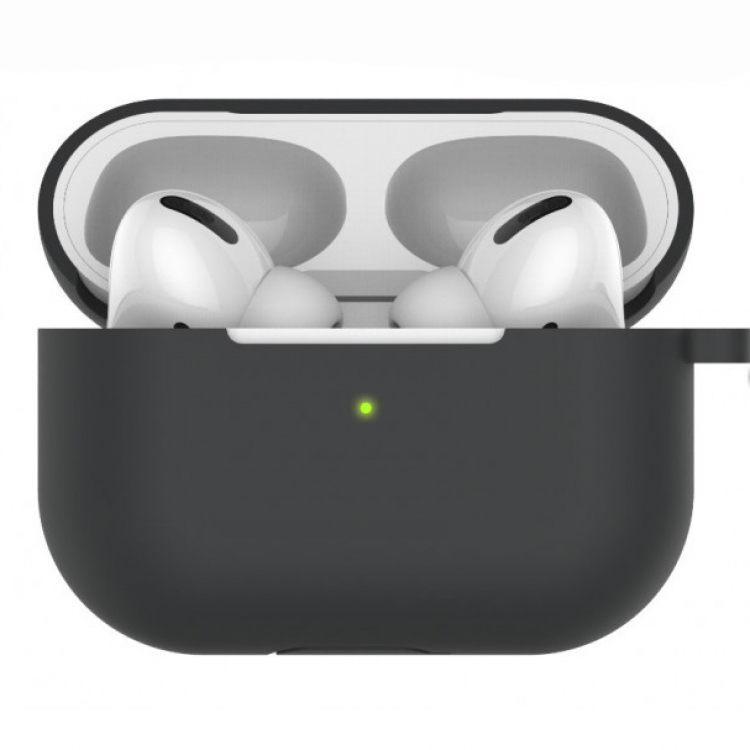 Чехол LAB.C Silicone Capsule Pro для AirPods Pro чёрный