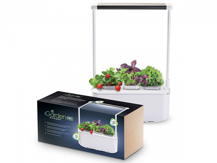 Компактный умный сад iGarden PRO LED с подсветкой (GL2021) - белый