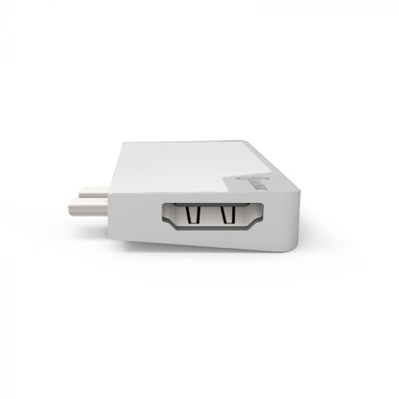 Мульти хаб ALOGIC USB-C Dock Nano Gen 2 серебристый