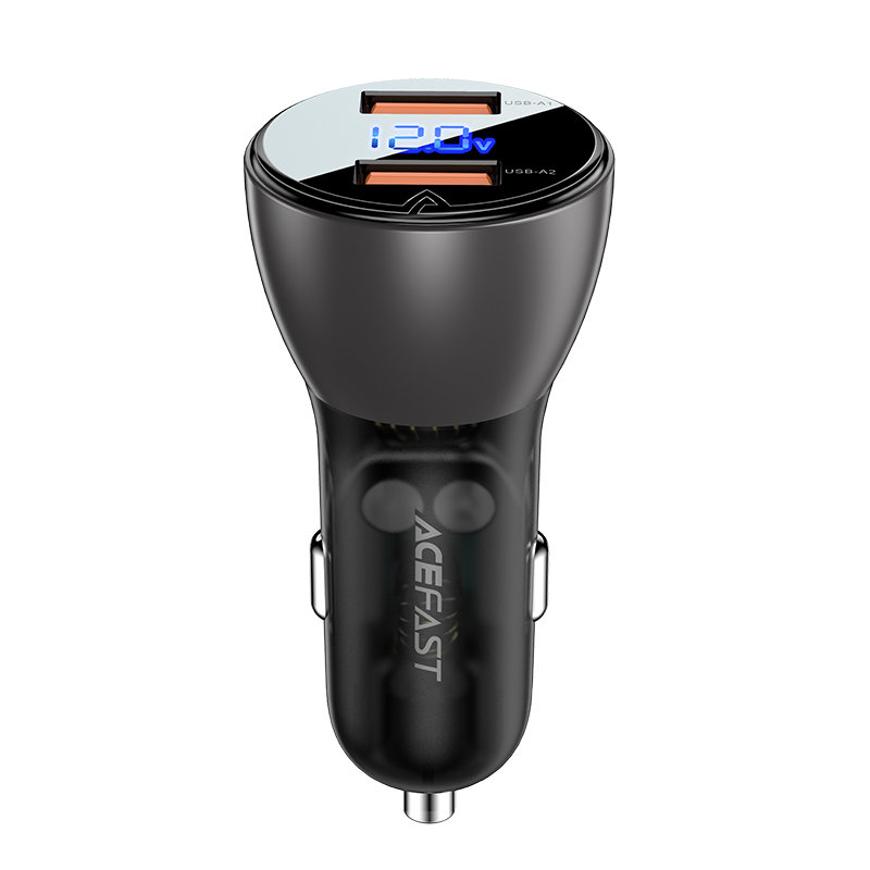 Автомобильное зарядное устройство Acefast B7 45W 2 x USB-A Car Charger (AF-B7-TBK)