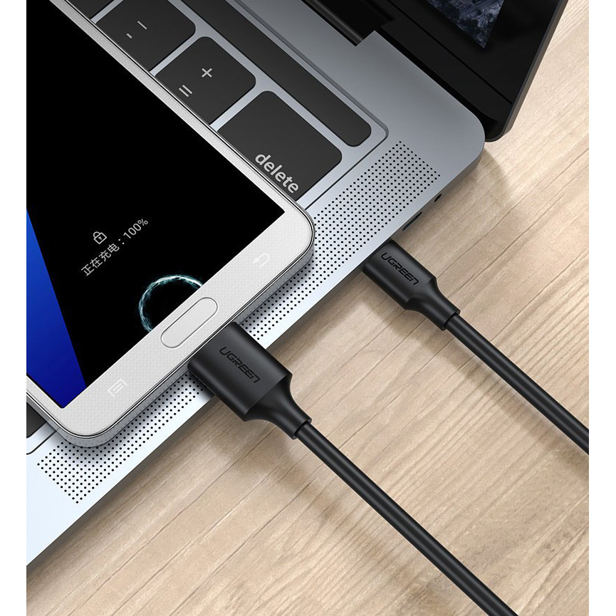 Кабель Ugreen US312 Type-C to USB 3.0 Micro-B Cable (1 метр) чёрный (20103)