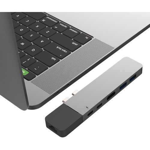 Хаб HyperDrive NET 6-in-2 Hub для MacBook (USB-C) серебристый (GN28N-SILVER)