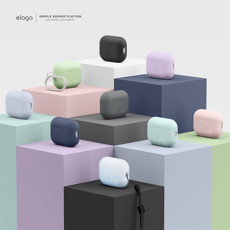 Чехол Elago Silicone Hang case для AirPods Pro 2 (2022) Пастельный зелёный (Pastel Green)