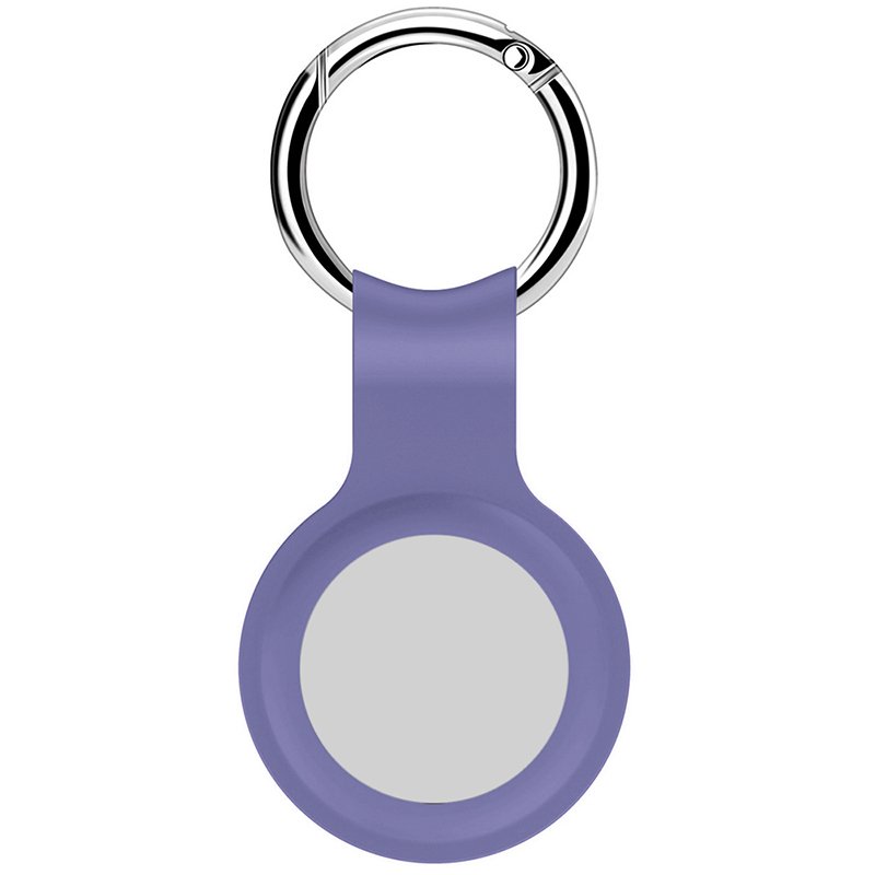 Брелок-подвеска iNeez Silicone AirTag Case для AirTag лаванда