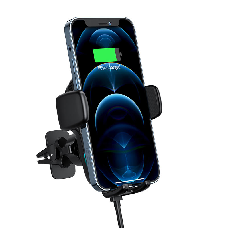 Автодержатель с функцией беспроводной зарядки Acefast D1 Fast Wireless Charger Car Mount 15W (AF-D1-BK)