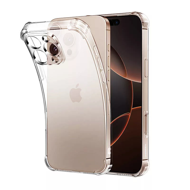 Чехол Ugreen CA103 Bright Cushion Protective Case для iPhone 16 Pro прозрачный (45915)