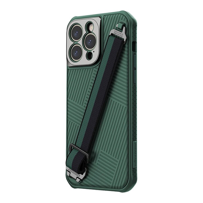 Чехол Nillkin Strap Magnetic для iPhone 14 Pro Max зелёный