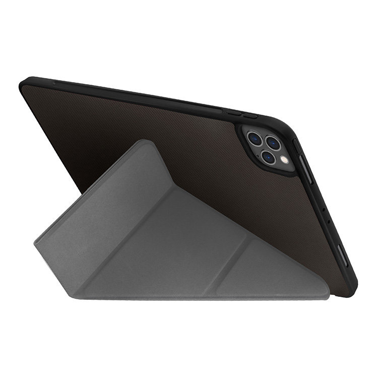 Чехол Uniq Transforma Rigor для iPad Pro 12.9 (2020) серый (с держателем для стилуса)
