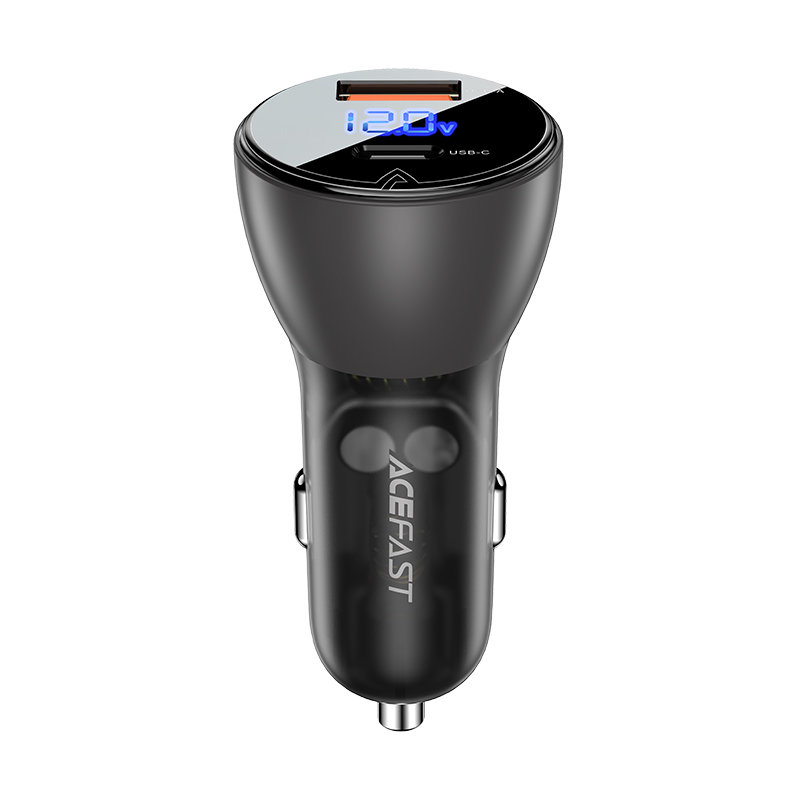 Автомобильное зарядное устройство Acefast B6 63W USB-C + USB-A Car Charger (AF-B6-TBK)