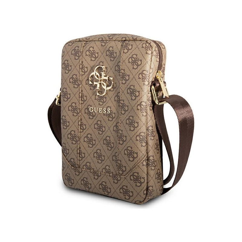 Сумка Guess 4G Bag Big Metal Logo для планшетов 10" коричневая (GUTB10G4GFBR) 