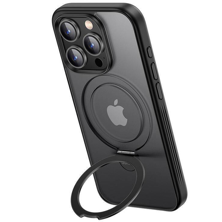 Чехол Ugreen LP763 Protective Case Magnetic Stand для iPhone 15 Pro чёрный (25528)
