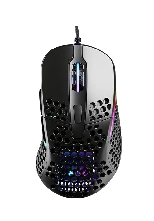 Игровая мышь Xtrfy M4 c RGB подсветкой чёрная
