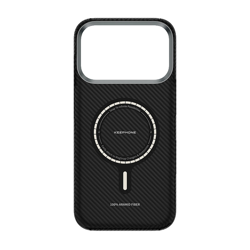 Чехол KEEPHONE Kevlar Sweden iPhone 17 Pro с MagSafe черный