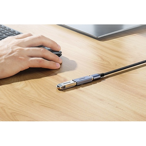 Адаптер Ugreen US381 USB 3.0 to USB 3.0 Adapter Aluminum Case (20119)