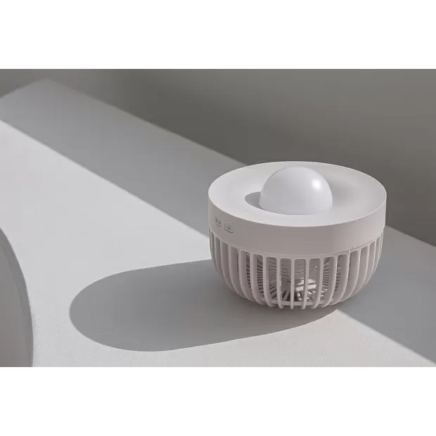 Антимоскитная лампа 3 в 1 Solove Mosquito Lamp 002D RU Серая (статический разряд, фумигатор, ночник)