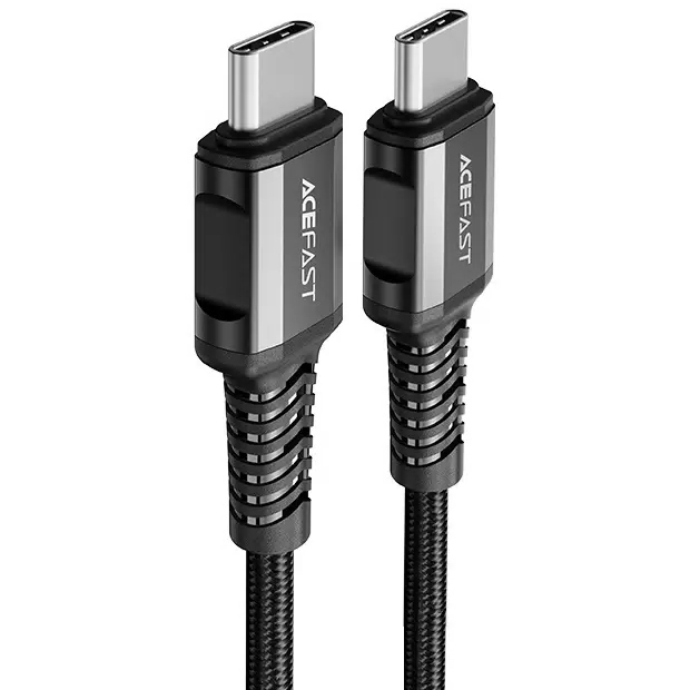 Кабель Acefast C1-03 USB-C to USB-C Charging Data Cable (1,2 метра) чёрный (AF-C1-03-BK)
