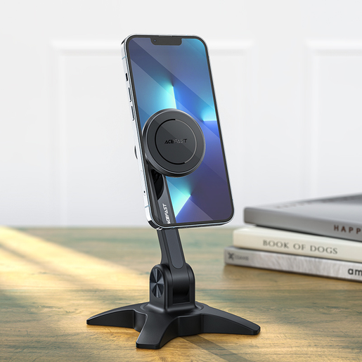 Держатель ACEFAST E11 Desktop Mobile Phone Magnetic Holder магнитный для мобильных устройств чёрный