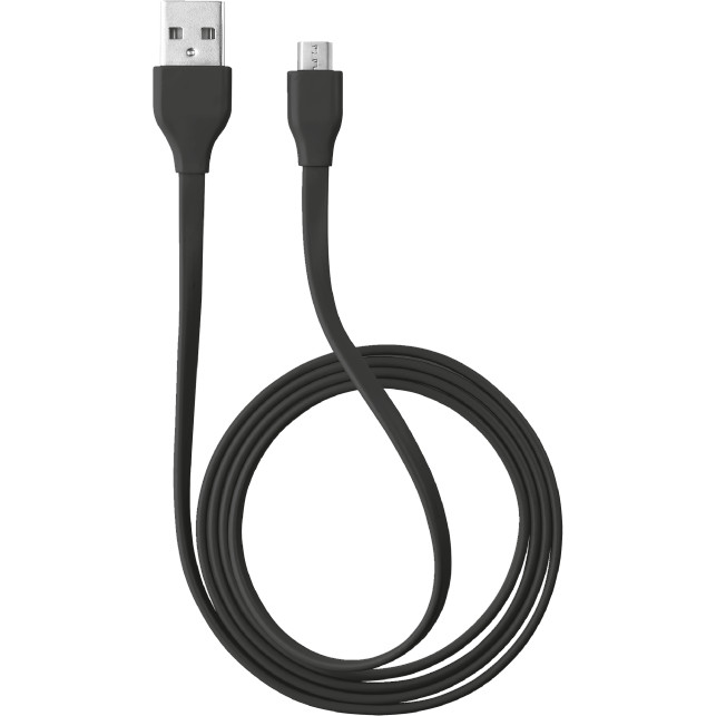 Кабель Trust Flat Micro-USB Cable (1 метр) чёрный