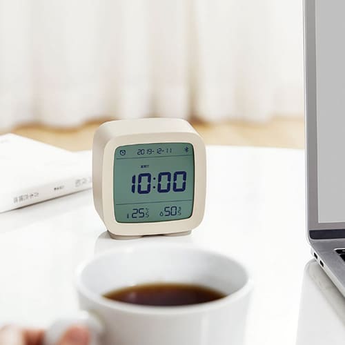 Умный будильник с термометром Qingping Bluetooth Alarm Clock CGD1 Бежевый (Beige)