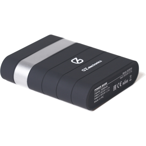 Внешний аккумулятор GZ Electronics 10 000 мАч (GZ-B10K) чёрный