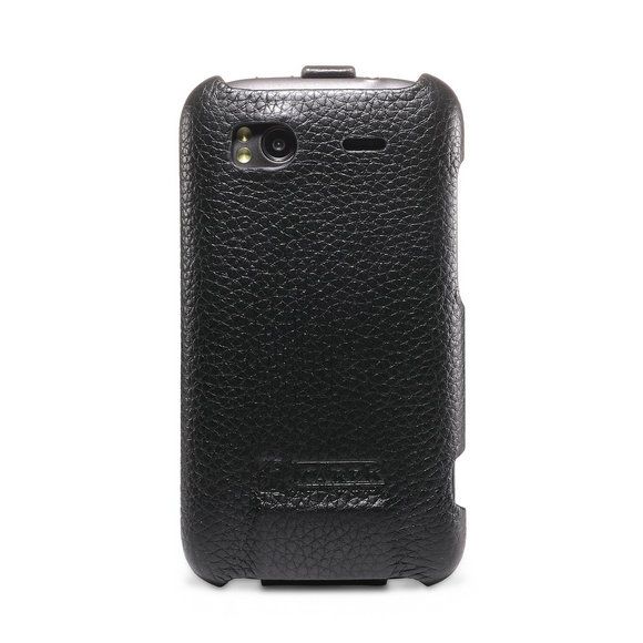 Кожаный чехол iCarer для HTC Sensation Черный