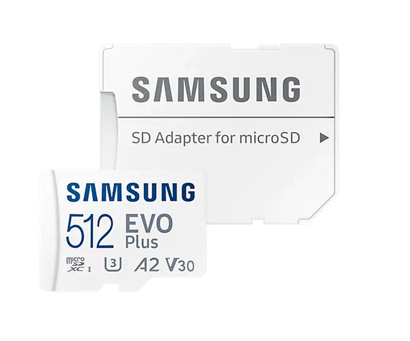 Карта памяти Samsung EVO Plus microSDXC Memory Card 512Gb Class10