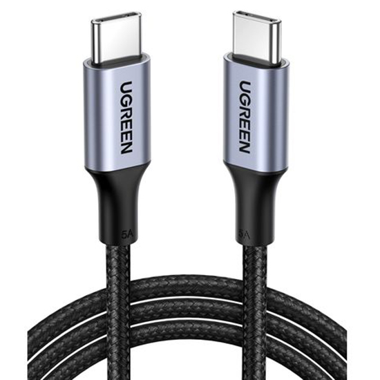 Кабель Ugreen US316 USB-C to USB-C плетеный - 1м