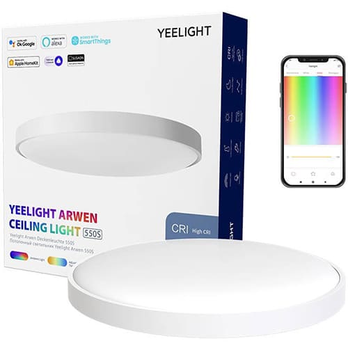 Умный потолочный светильник с RGB подсветкой Yeelight Arwen Ceiling Light 550S