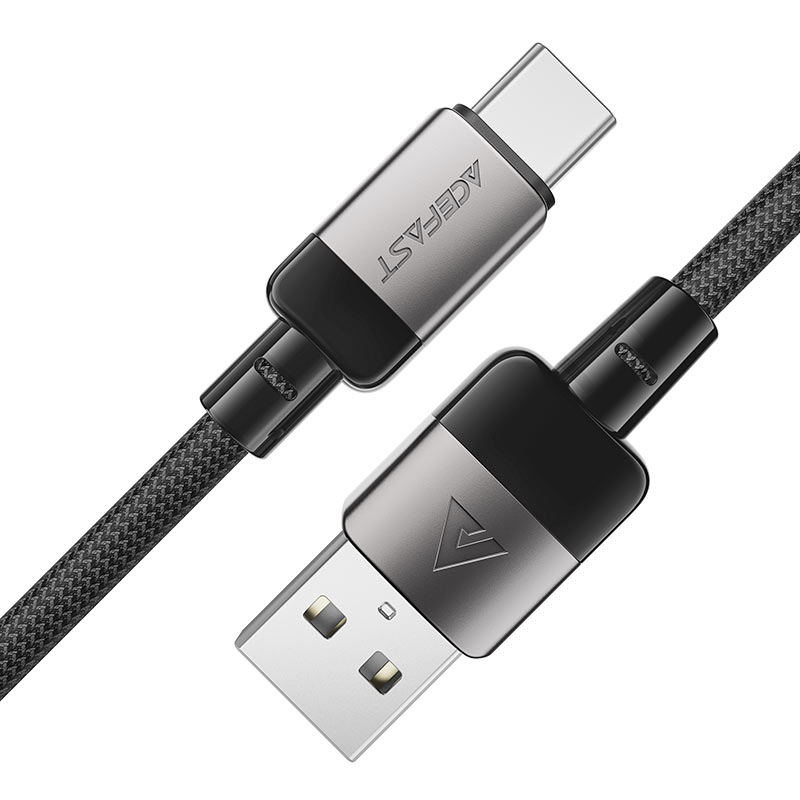 Кабель Acefast C9-04 USB-A to USB-C Charging Data Cable (1,2 метра) чёрный (AF-C9-04-BK)