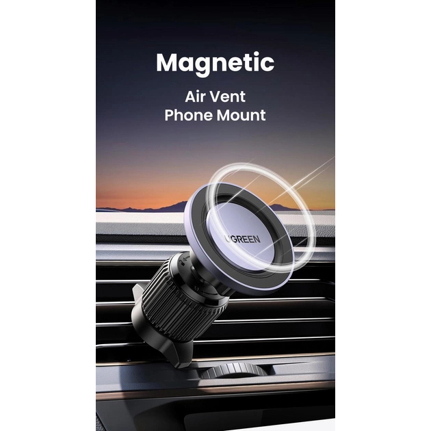 Автомобильный держатель Ugreen LP428 Magsafe & Magnetic Phone Holder (15846)